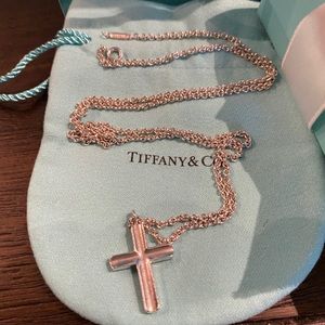 Tiffany & Co. Concave Cross Pendant